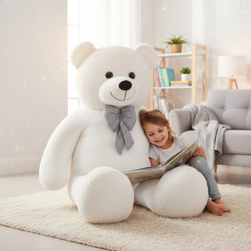 160 Cm Beyaz Peluş Ayıcık