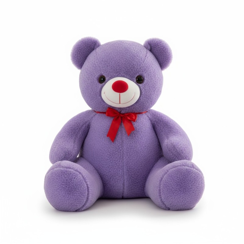 55 Cm Lila Peluş Ayıcık
