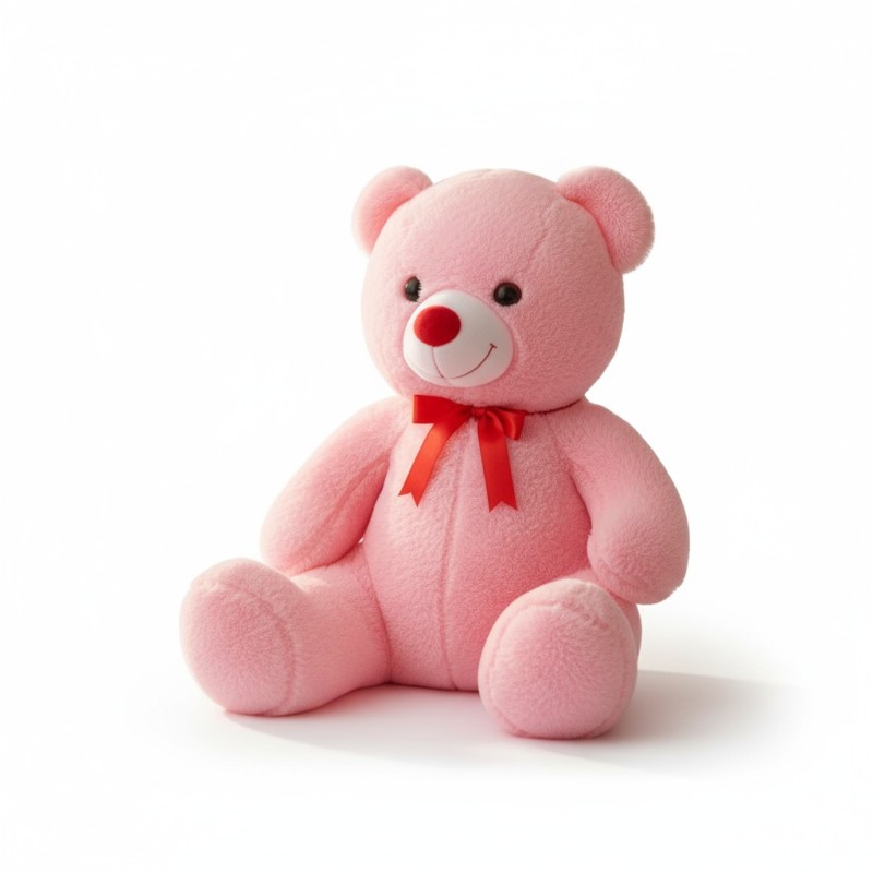 55 Cm Pembe Peluş Ayıcık