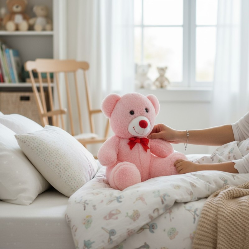 35 Cm Pembe Peluş Ayıcık