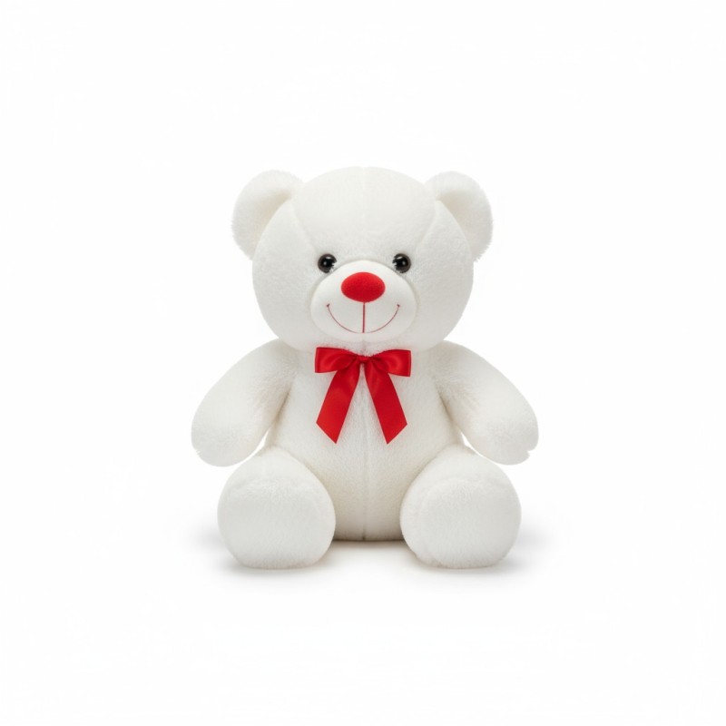 35 Cm Beyaz Peluş Ayıcık