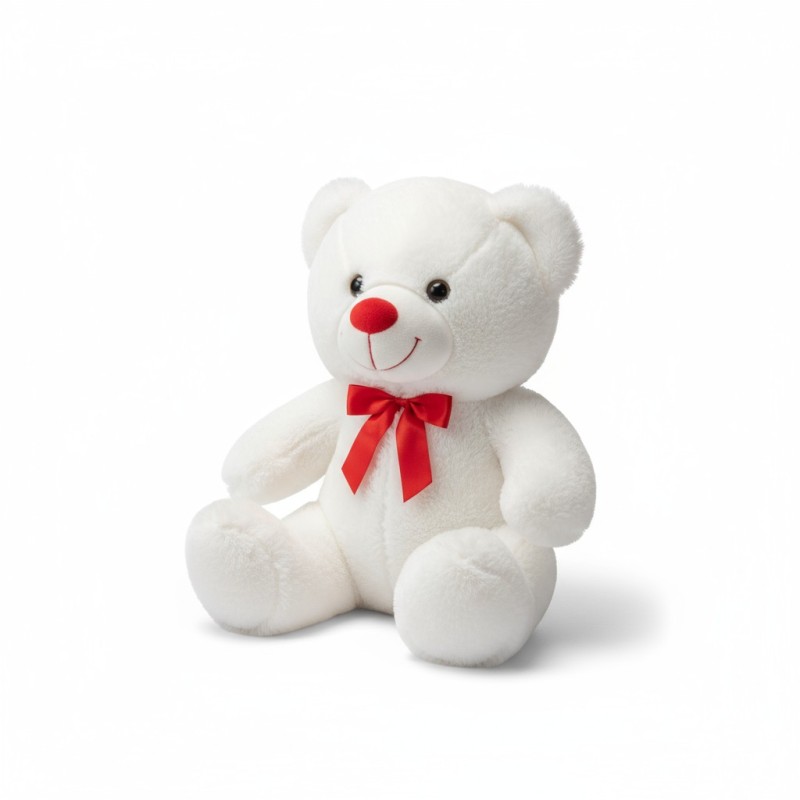 35 Cm Beyaz Peluş Ayıcık