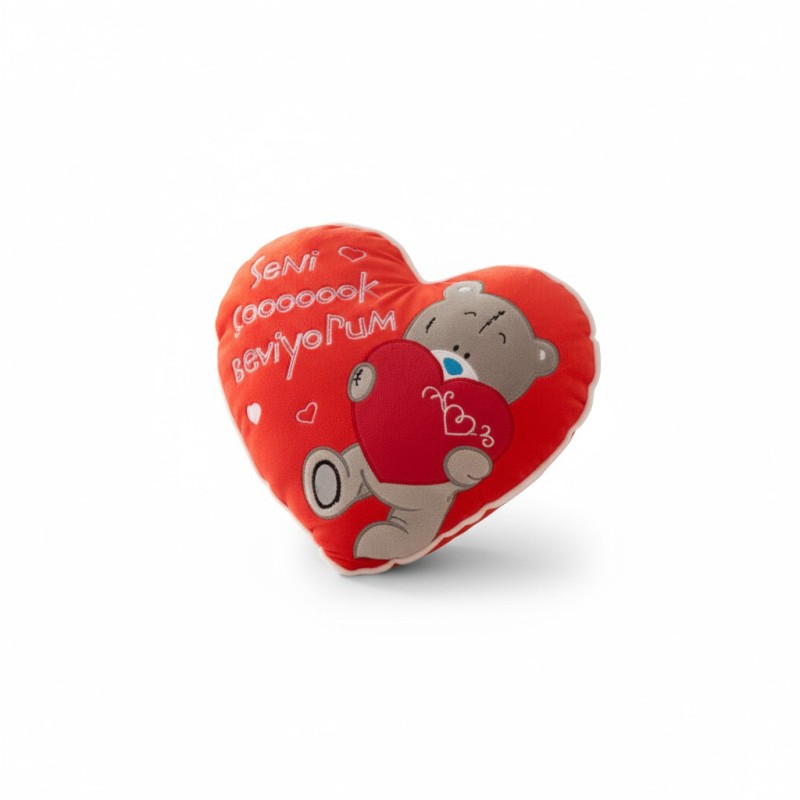 Love Message Kalp Yastık (Seni Çok Seviyorum)