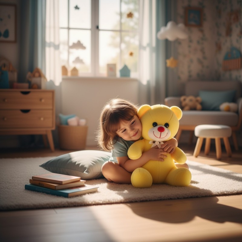 25 Cm Sarı Peluş Ayıcık