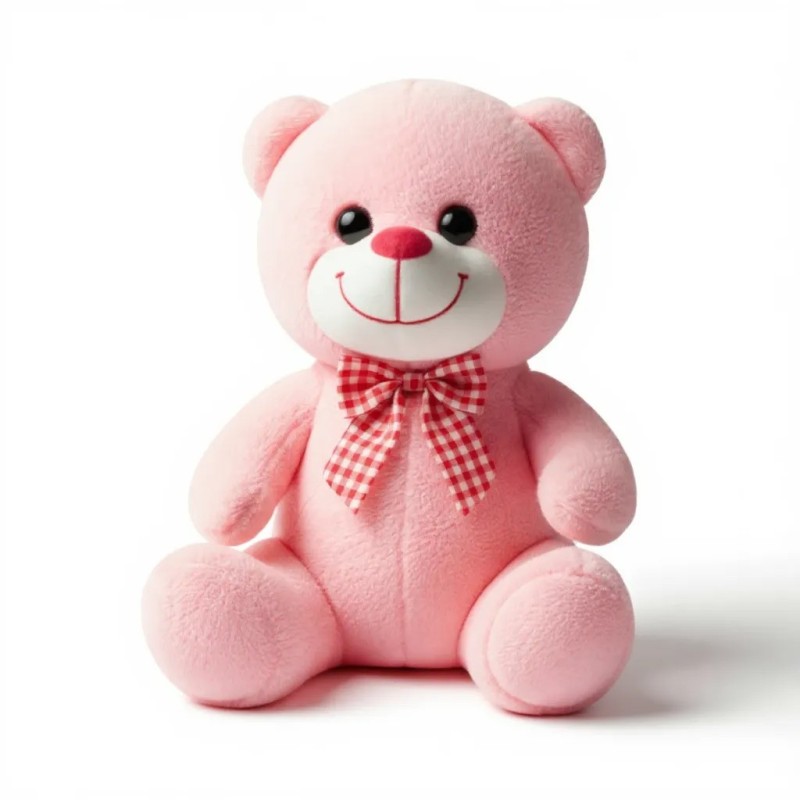 25 Cm Pembe Peluş Ayıcık 