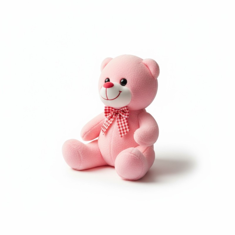 25 Cm Pembe Peluş Ayıcık 