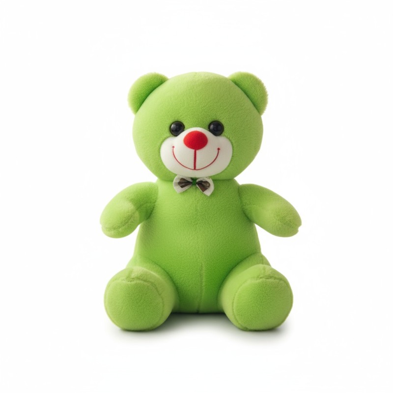 25 Cm Yeşil Peluş Ayıcık