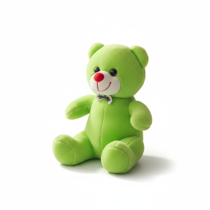 25 Cm Yeşil Peluş Ayıcık