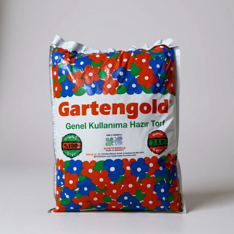 Gartengold Torf Toprak – 2,5 Lt
