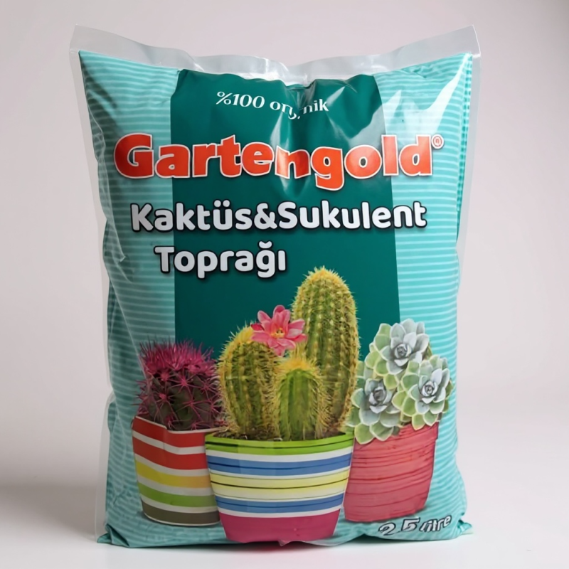 Gartengold Kaktüs & Sukulent Toprağı 2,5 Lt