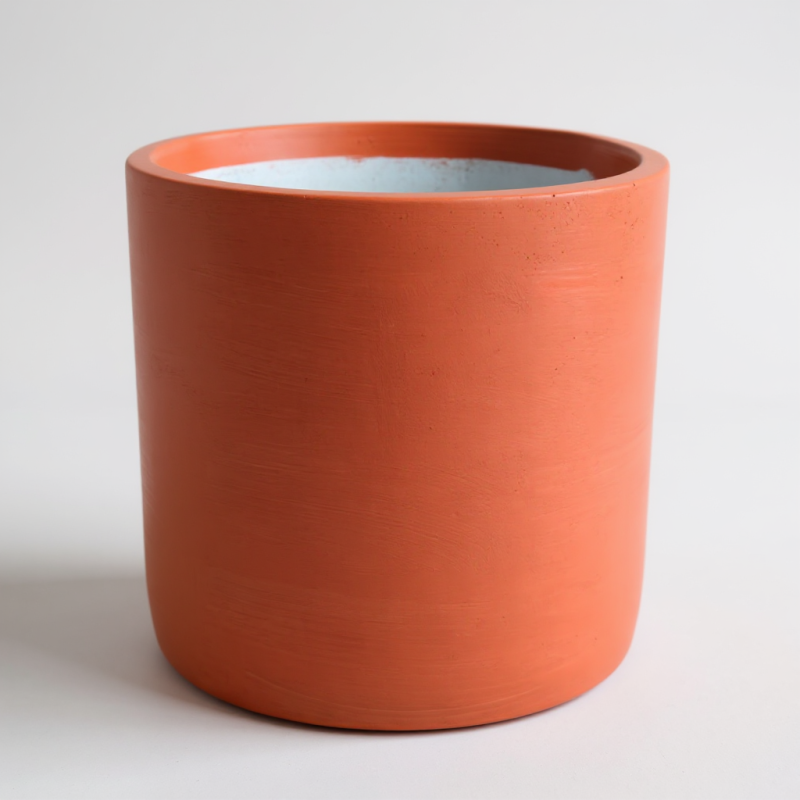 El Yapımı Beton Saksı – Terracotta