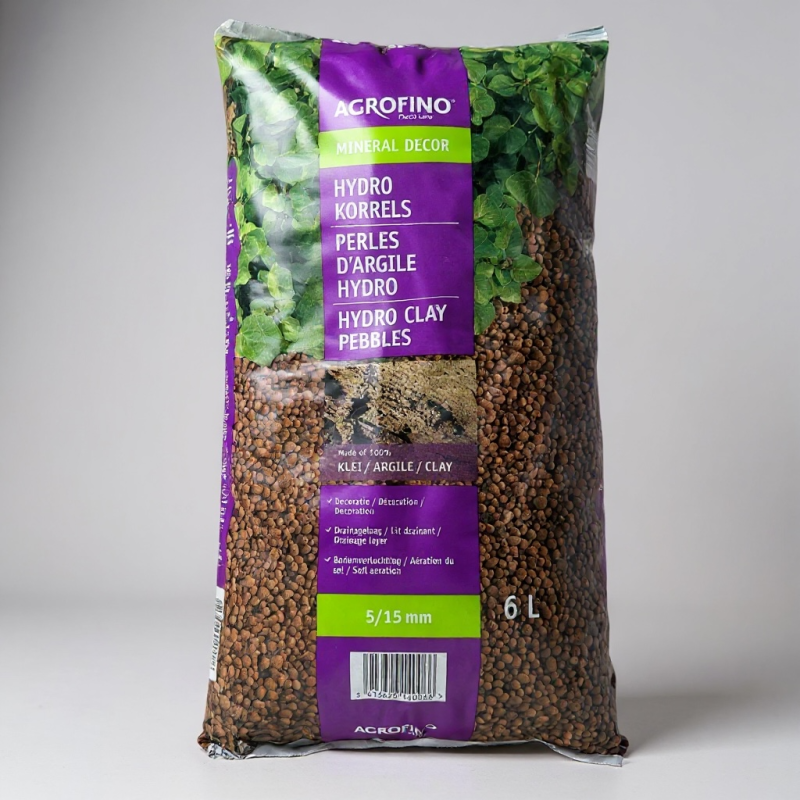 Agrofino Hydro Clay Pebbles – 6L (Kil Bilyesi - Hidrokültür)