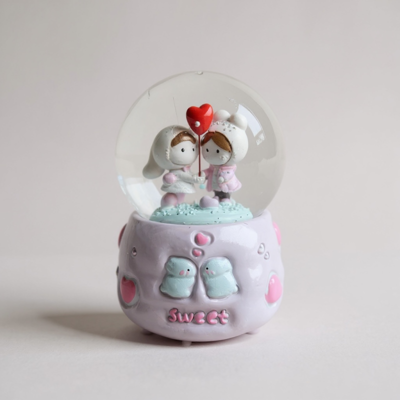 Işıklı & Müzikli Kar Küresi – Sweet Love
