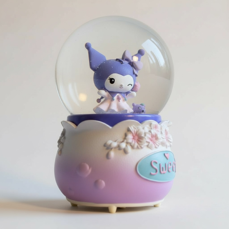 Sweet Kuromi Kar Küresi – Işıklı & Müzikli